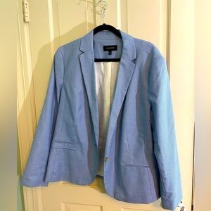 Beautiful blue suit jacket (18) and pants (20) Talbots
